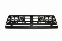 Рамка для номера   01162  черная Black cu EAN