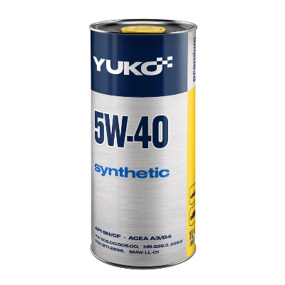 YUKO Синтетик SN/CF  A3/B4 5W-40  1л ж/б