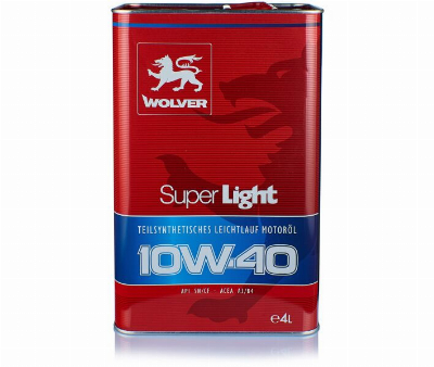 WOLVER Super Light SN/CF 10W-40 4L ж/б