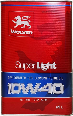 WOLVER Super Light SN/CF 10W-40 5L ж/б