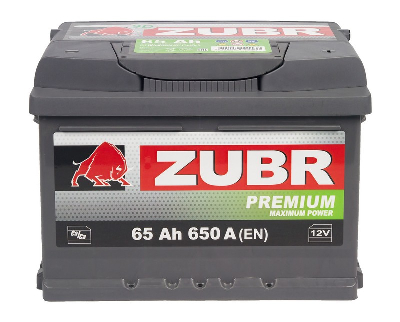 ZUBR Premium 65 Ah R+