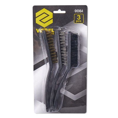 Набор 3-х мини-щёток проволочных 230мм T06964