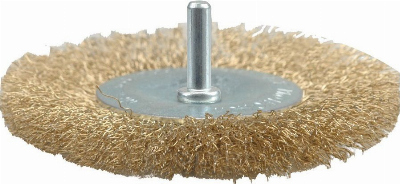 Набор щеток-крацовок со стержнем 75 мм медь T06985