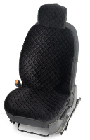 Накидка передняя Велюр (чёрная) 1шт