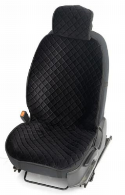 Накидка передняя Велюр (чёрная) 1шт