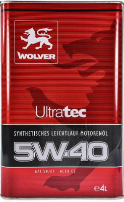 WOLVER Ultra Tec SN/CF C3 5W-40 4L ж/б