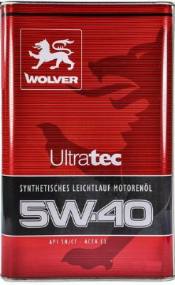 WOLVER Ultra Tec SN/CF C3 5W-40 5L ж/б
