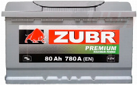 ZUBR Premium 80 Ah R+