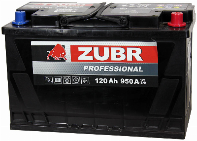 ZUBR Professional 120 Ah R+