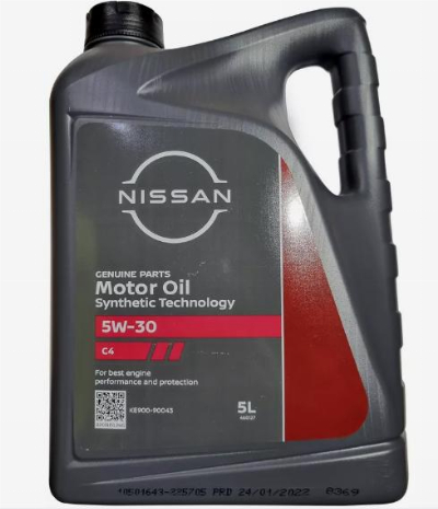 NISSAN 5W-30 SM/CF DPF C4  5L