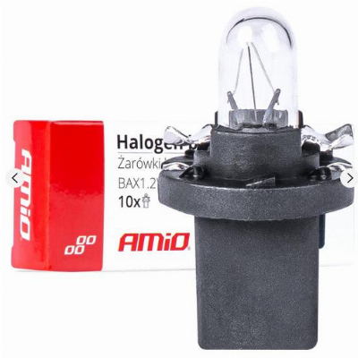 Лампа 12V 8.5W BAX1.2W alb AM03371