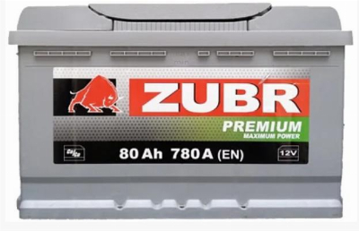ZUBR Premium 80 Ah L+
