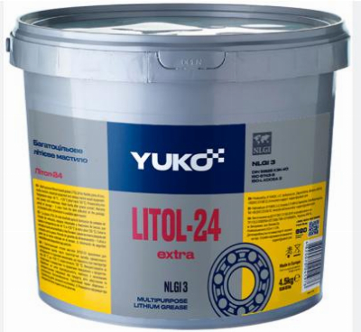 YUKO Литол 2,7кг/3,4л ведро п/эт