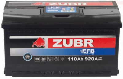 ZUBR EFB 110 Ah R+