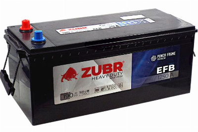 ZUBR Professional  EFB 190 Ah L+