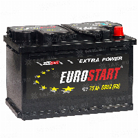 EUROSTART Extra power 75 Ah R+