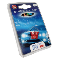 Лампа 12V 3 neon  T10 2шт. крас.№11610