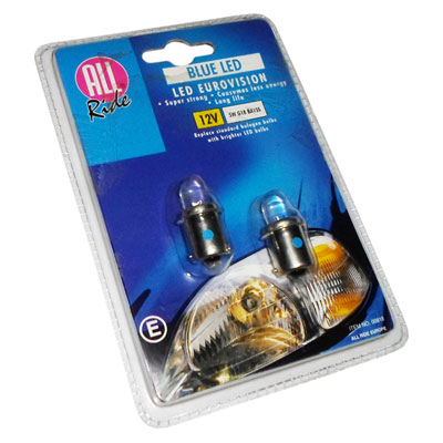 Лампа 12V neon  5W G18 BA15S 2шт. гол.№00818