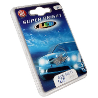 Лампа 12V 1 neon  T5 2шт. бел.№11630