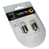 Лампа 12V G18 5W BAY15S №2255